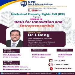 Seminar On Basis for Innovation and Entrepreneurship