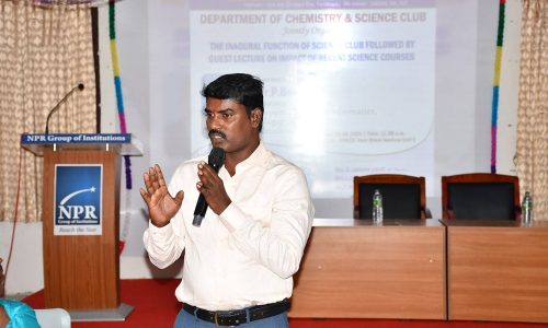 Guest Lecture & Science Club Inauguration Guest Lecture & Science Club Inauguration