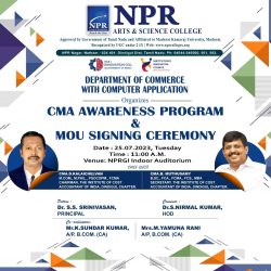 CMA Awareness Program & MoU Signing Ceremony