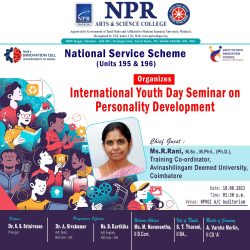 International Youth Day Seminar on Personality Development