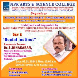 Guest Lecture on Social Instinct