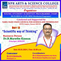 Guest Lecture on Scientific Way of Thinking