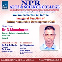 Inauguration of Entrepreneurship Development Cell