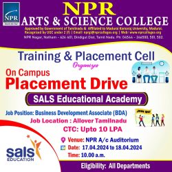 On Campus Placement Drive – Sals Educational Academy