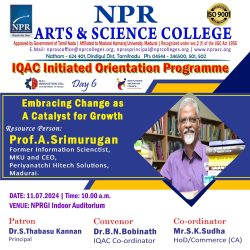 Day – 6 | Orientation Program | Guest Lecture