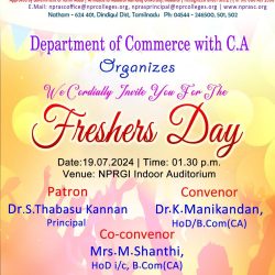 Freshers Day Celebrations