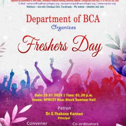 Freshers Day Celebrations