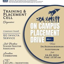 On Campus Placement Drive – KGiS