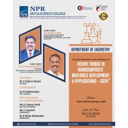 National Level Seminar on Recent Trends in Nanocomposite Materials Development and Applications – 2024