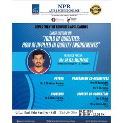 Guest Lecture on Tools of Qualities: How AI Applied in Quality Management