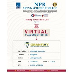 Virtual Placement Drive – Grantley Edutech Private Limited