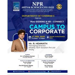 MoU Signing Ceremony and HR Connect on Campus to Corporate