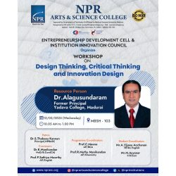 Workshop on Design Thinking, Critical Thinking and Innovation Design