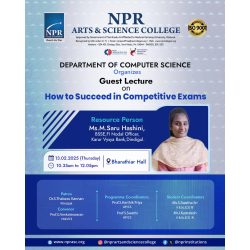 Guest Lecture on How to Succeed in Competitive Exams