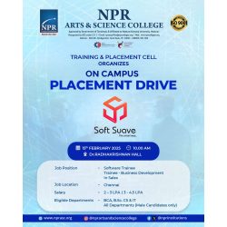 On Campus Placement Drive – Soft Suave