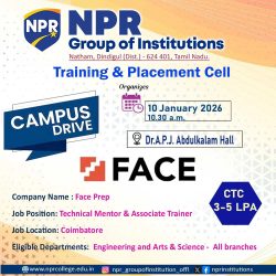On-Campus Placement Drive – FACE Prep