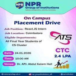 On-Campus Placement Drive – ATS