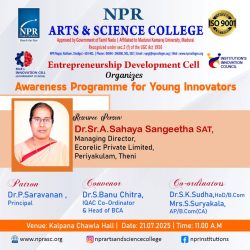 Awareness Programme for Young Innovators